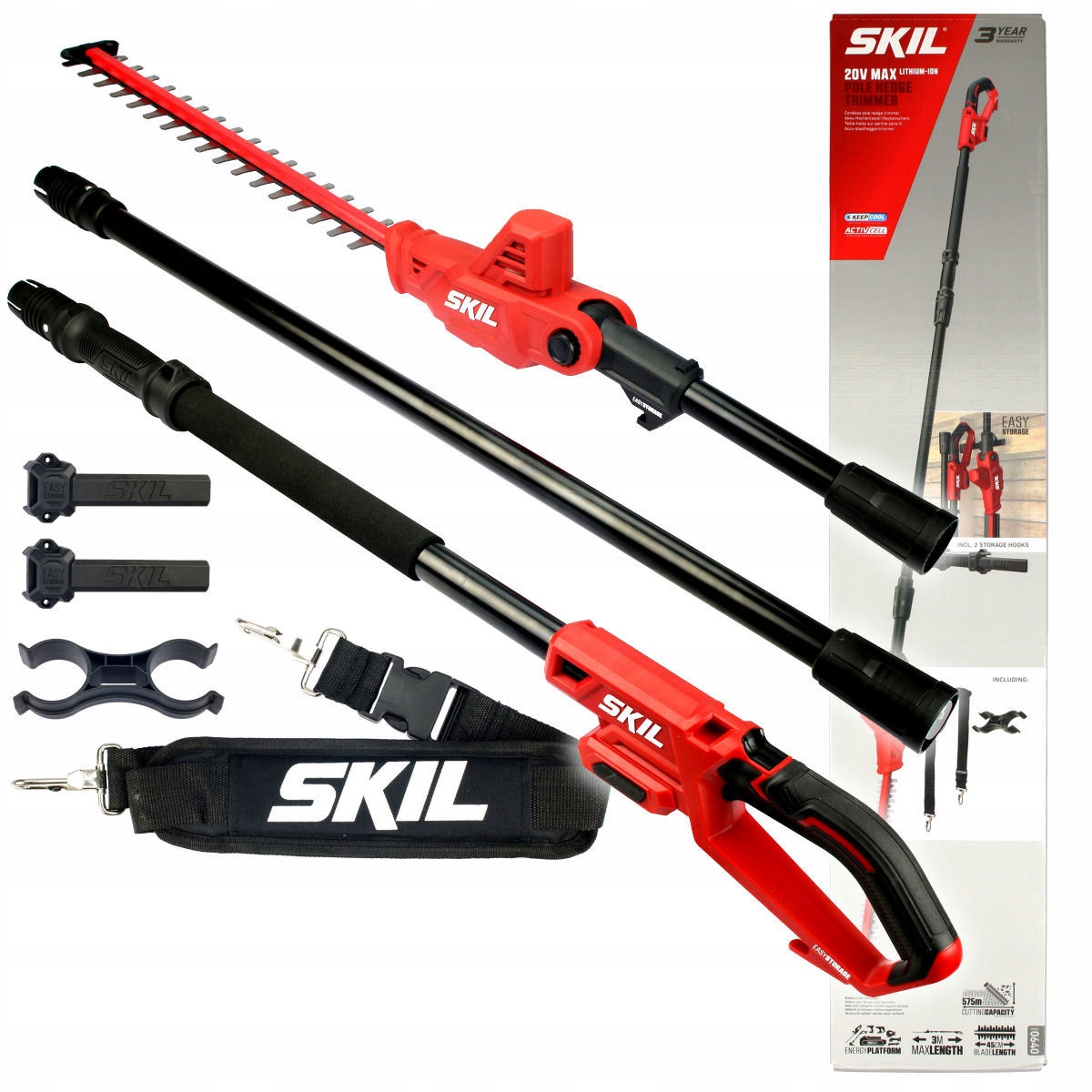 Akumulátorové elektrické nožnice Skil 45 cm 20 V